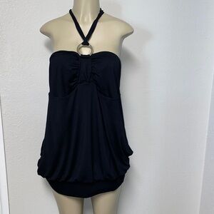 #DK337- NWOT - Dolls Kill Generation Kiss Y2K Black Bubble Dress - XXL